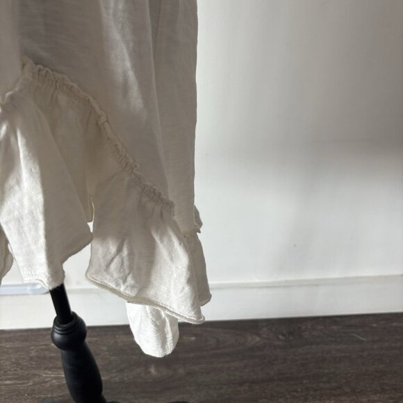 Free People Floral Embroidered Oversized Tunic Top Women’s Medium Boho Peasant - Picture 6 of 16